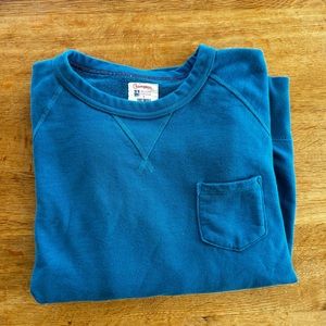 Todd Snyder / Champion - MIDWEIGHT POCKET SWEATSHIRT - Blue
